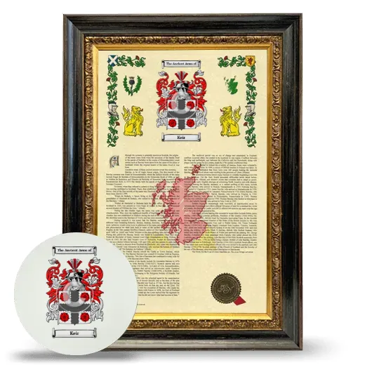 Keir Framed Armorial History and Mouse Pad - Heirloom