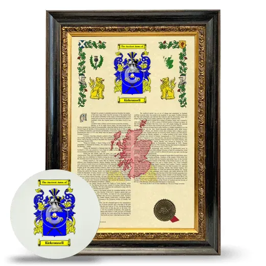 Kirkconnell Framed Armorial History and Mouse Pad - Heirloom