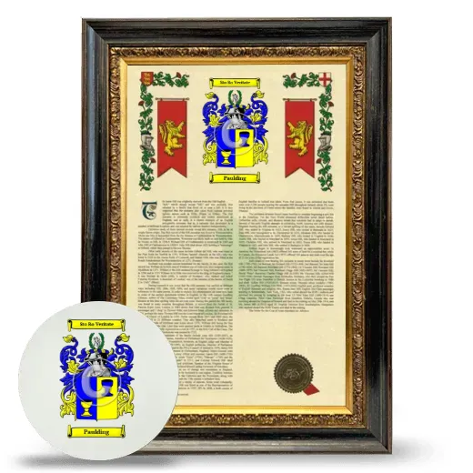 Paulding Framed Armorial History and Mouse Pad - Heirloom