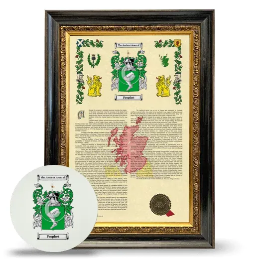 Prophet Framed Armorial History and Mouse Pad - Heirloom