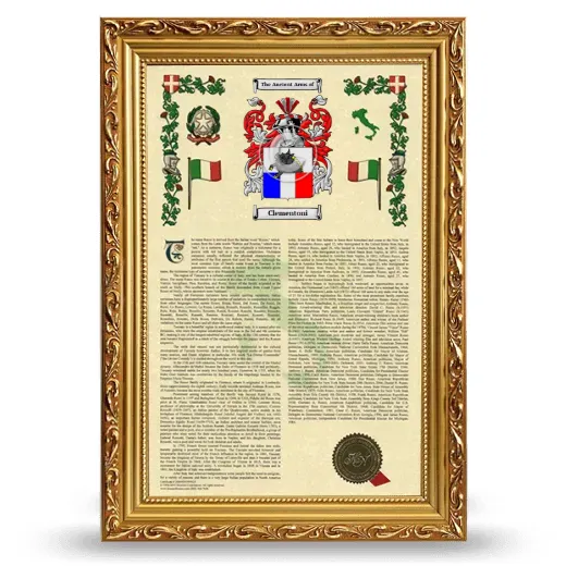 Clementoni Armorial History Framed - Gold