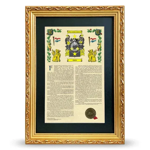 Aarse Deluxe Armorial Framed - Gold