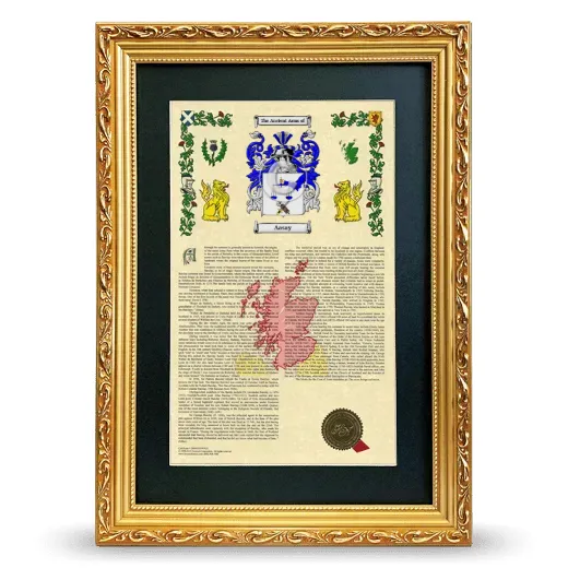 Aasay Deluxe Armorial Framed - Gold