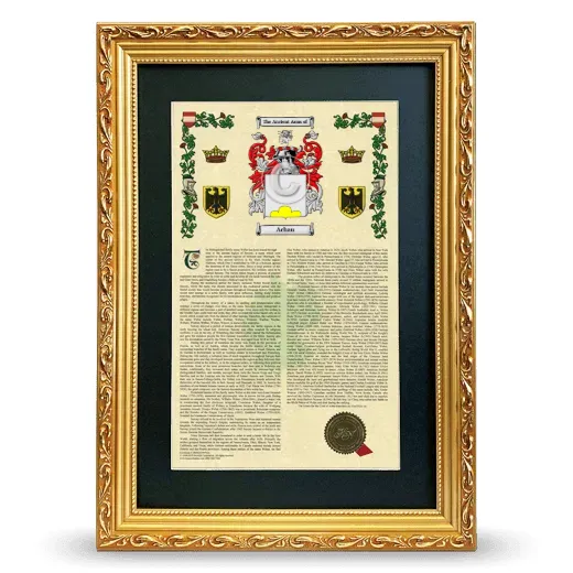 Achau Deluxe Armorial Framed - Gold