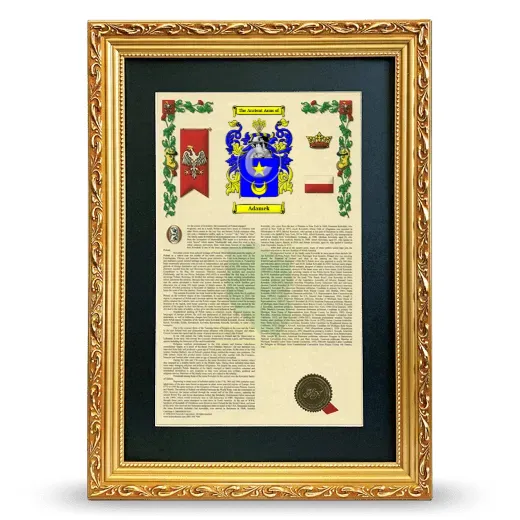 Adamek Deluxe Armorial Framed - Gold