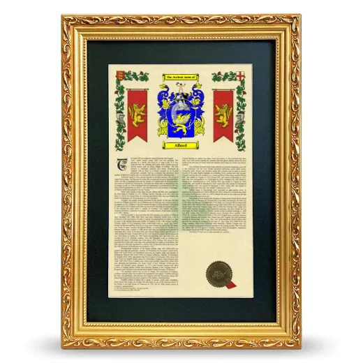 Albard Deluxe Armorial Framed - Gold