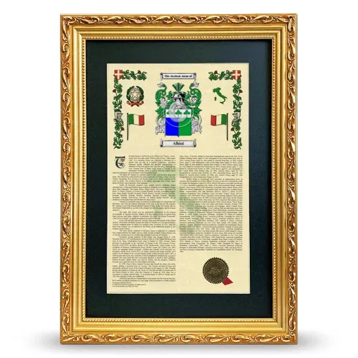 Albini Deluxe Armorial Framed - Gold