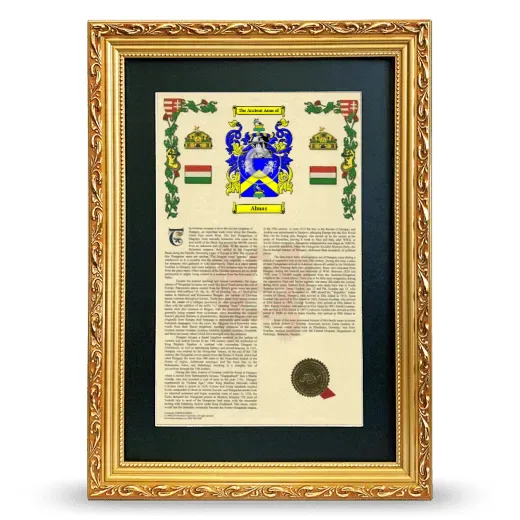 Almas Deluxe Armorial Framed - Gold