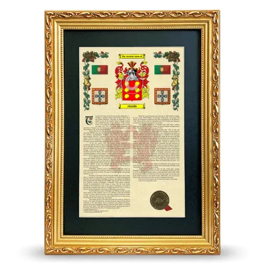 Almida Deluxe Armorial Framed - Gold