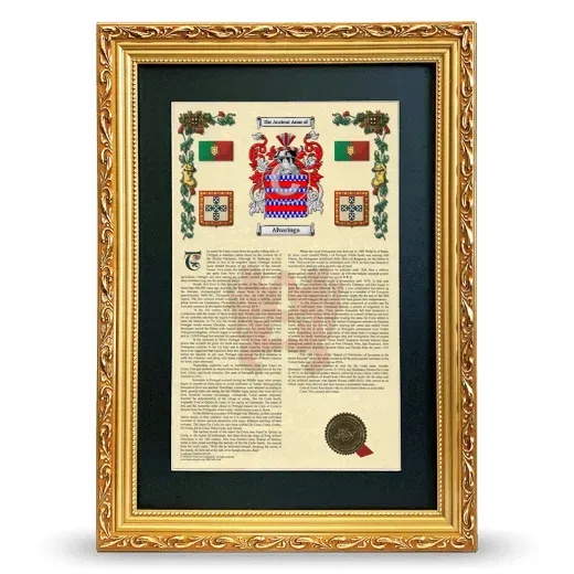 Alvaringa Deluxe Armorial Framed - Gold