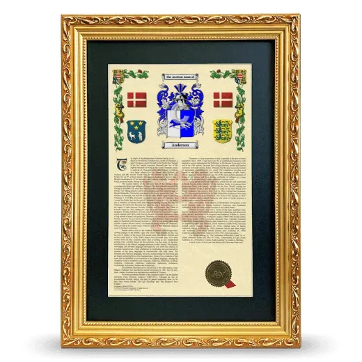 Andersen Deluxe Armorial Framed - Gold