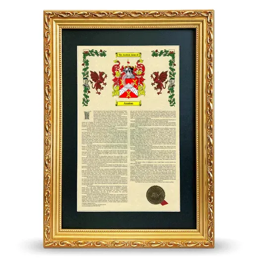 Annion Deluxe Armorial Framed - Gold