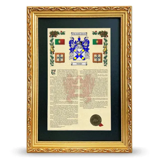 Araujo Deluxe Armorial Framed - Gold