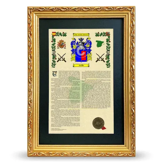 Arello Deluxe Armorial Framed - Gold