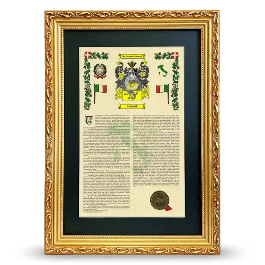 Arnaudi Deluxe Armorial Framed - Gold