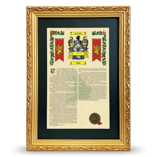 Askay Deluxe Armorial Framed - Gold