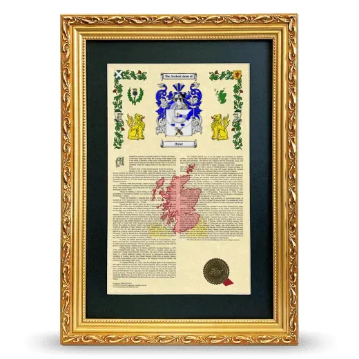 Asse Deluxe Armorial Framed - Gold