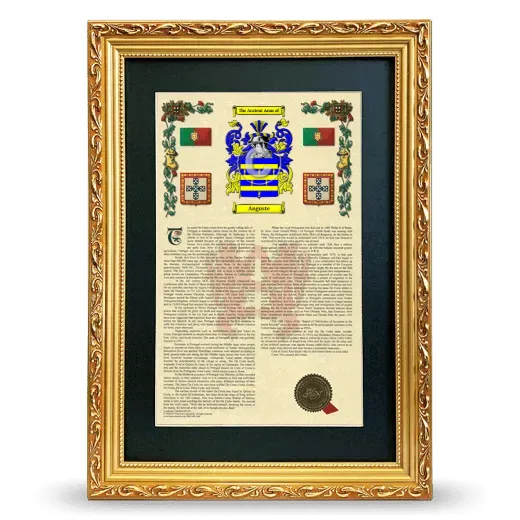 Auguste Deluxe Armorial Framed - Gold