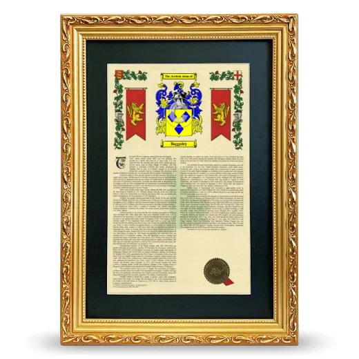 Baggaley Deluxe Armorial Framed - Gold