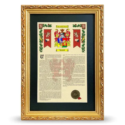 Baranek Deluxe Armorial Framed - Gold