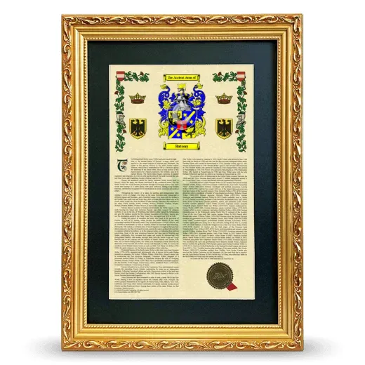 Batony Deluxe Armorial Framed - Gold