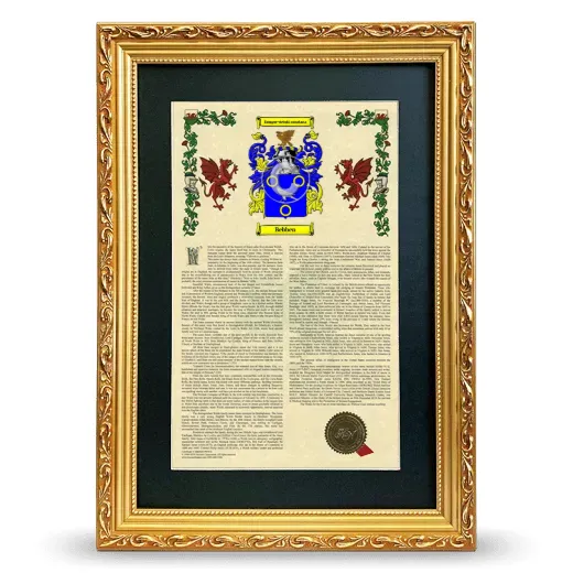 Bebben Deluxe Armorial Framed - Gold
