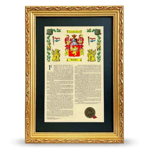 Benedicts Deluxe Armorial Framed - Gold