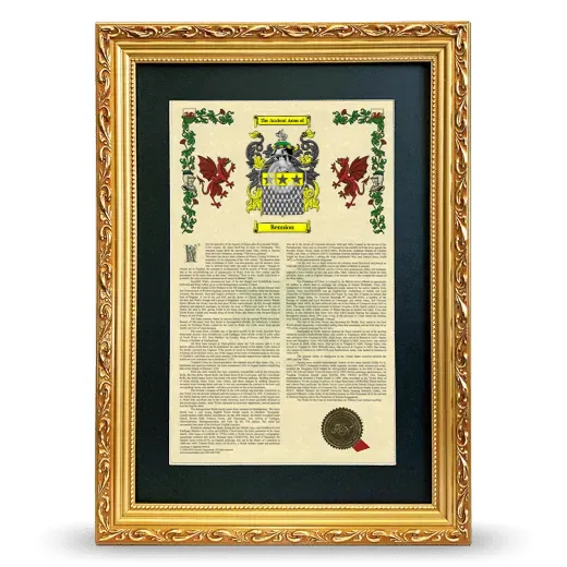 Bennion Deluxe Armorial Framed - Gold
