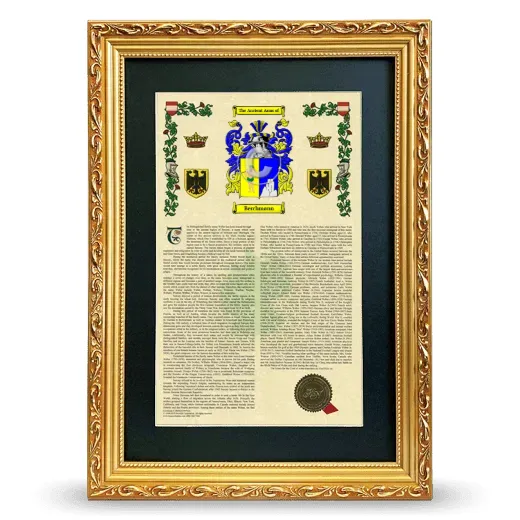 Berchmann Deluxe Armorial Framed - Gold
