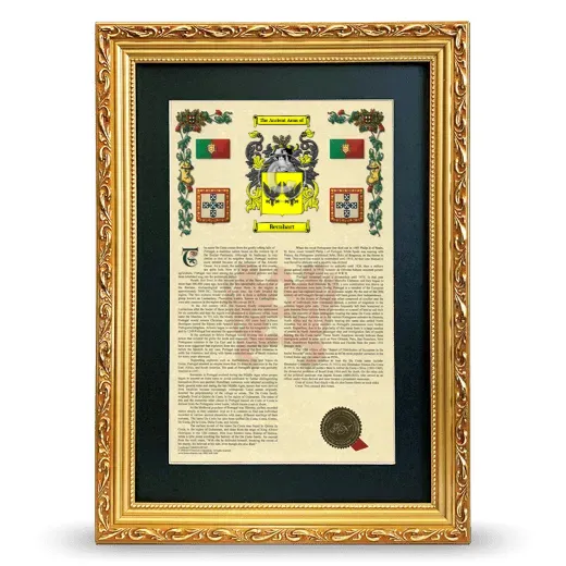 Bernhart Deluxe Armorial Framed - Gold