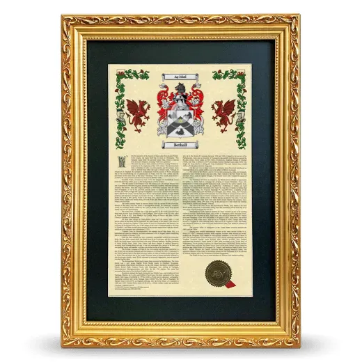 Bethall Deluxe Armorial Framed - Gold