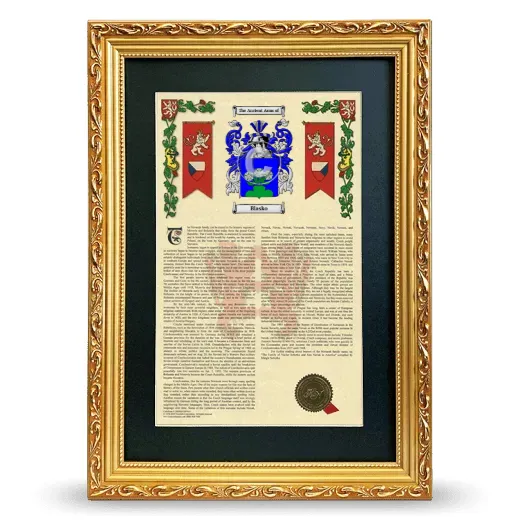 Blasko Deluxe Armorial Framed - Gold