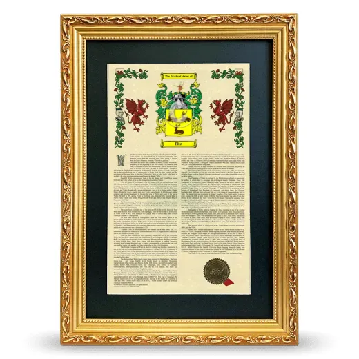 Blut Deluxe Armorial Framed - Gold