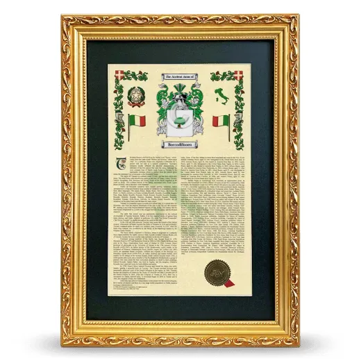 Boccadifuoco Deluxe Armorial Framed - Gold