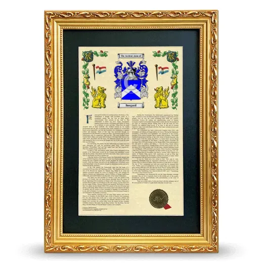 Boegard Deluxe Armorial Framed - Gold
