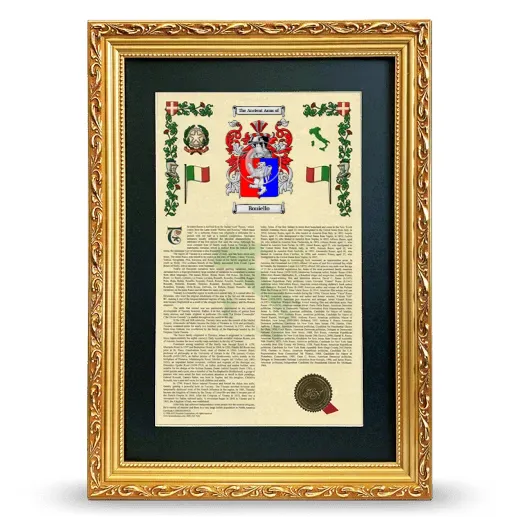 Boniello Deluxe Armorial Framed - Gold