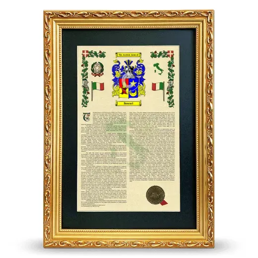 Boscari Deluxe Armorial Framed - Gold