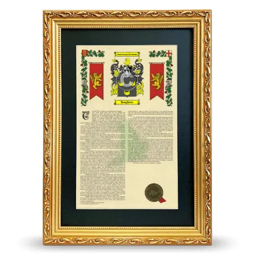 Boughten Deluxe Armorial Framed - Gold