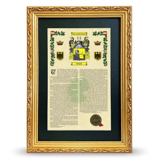 Brauch Deluxe Armorial Framed - Gold