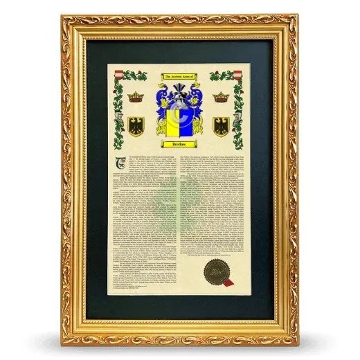 Bredow Deluxe Armorial Framed - Gold