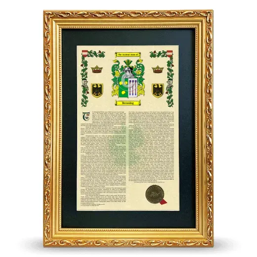 Breuning Deluxe Armorial Framed - Gold