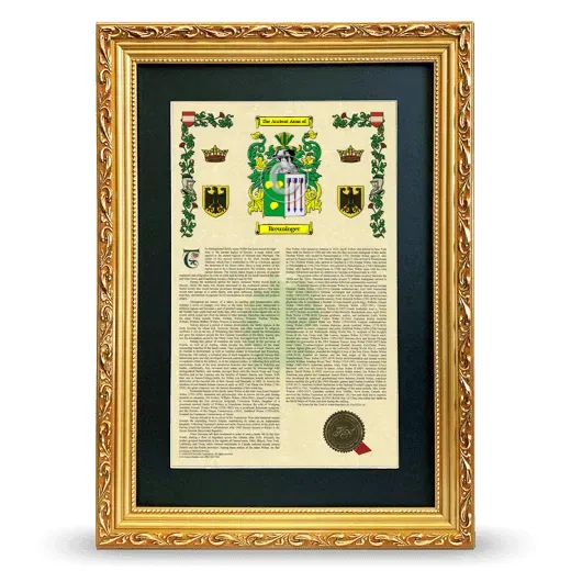 Breuninger Deluxe Armorial Framed - Gold