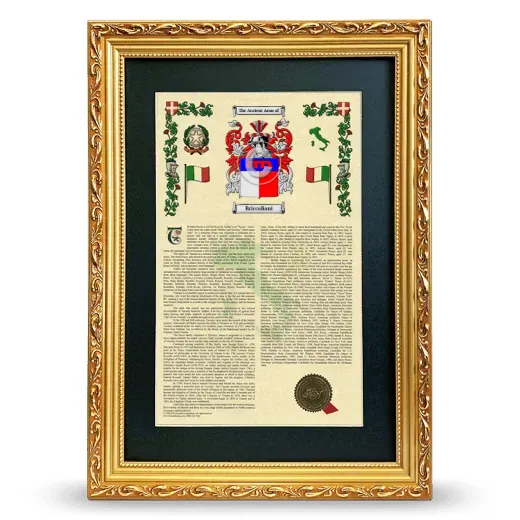Briccaliani Deluxe Armorial Framed - Gold