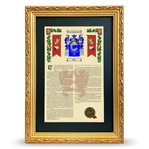 Broz Deluxe Armorial Framed - Gold
