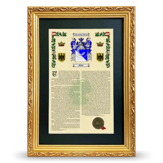 Buber Deluxe Armorial Framed - Gold