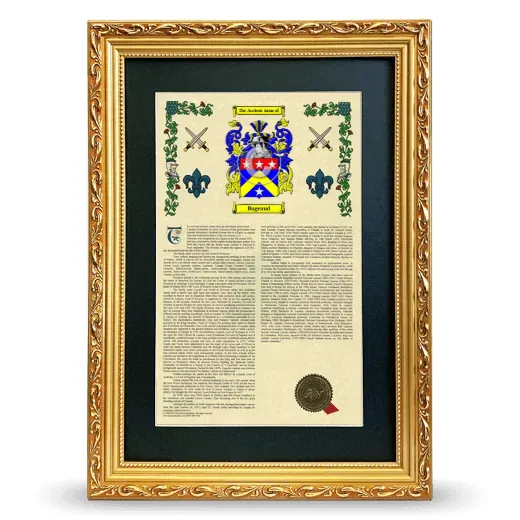 Bugeaud Deluxe Armorial Framed - Gold