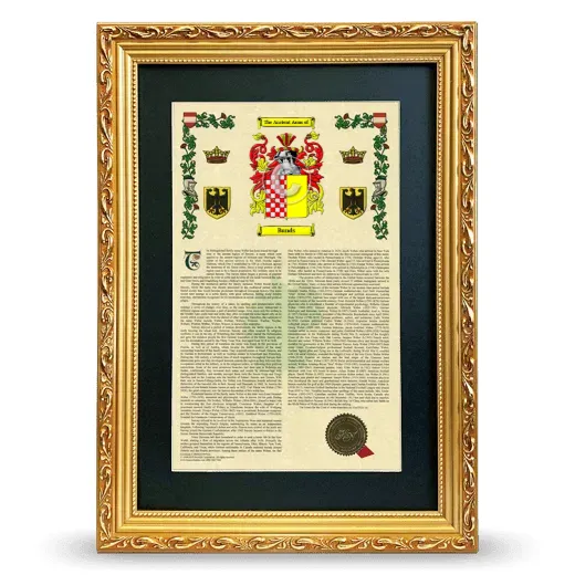 Bunds Deluxe Armorial Framed - Gold