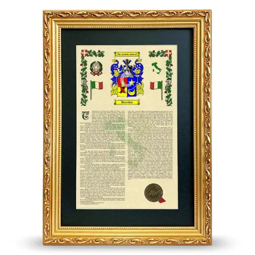Buscaino Deluxe Armorial Framed - Gold