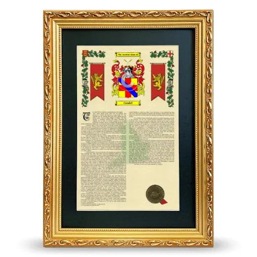 Candel Deluxe Armorial Framed - Gold