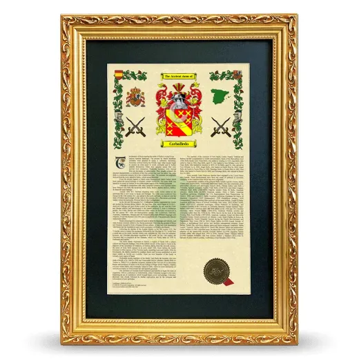 Carballedo Deluxe Armorial Framed - Gold